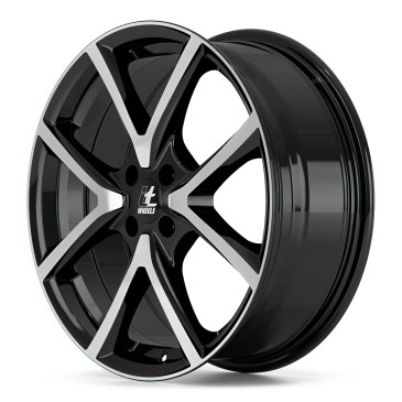 itWheels MIRA 4 Loch gloss black polished