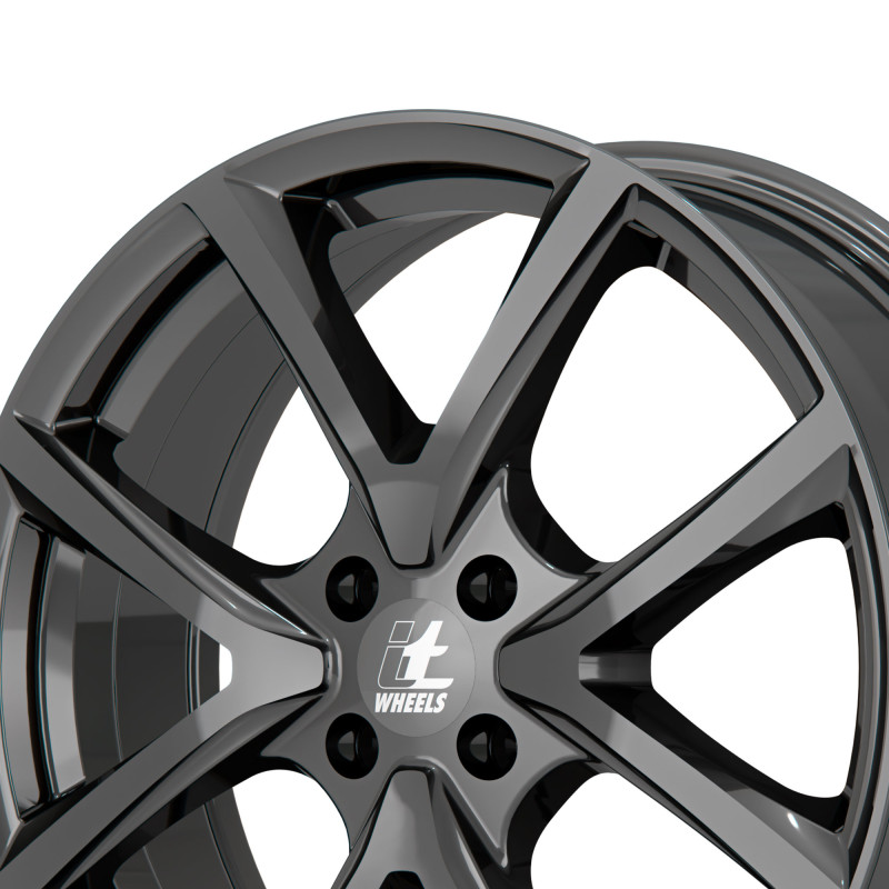 itWheels MIRA 4 Loch gloss titanium