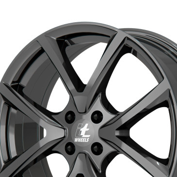 itWheels MIRA 4 Loch gloss titanium