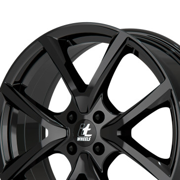 itWheels MIRA 4 Loch gloss black