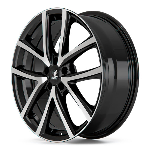 itWheels MIRA gloss black polished