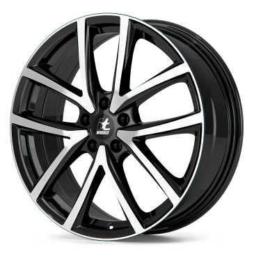 itWheels MIRA gloss black polished