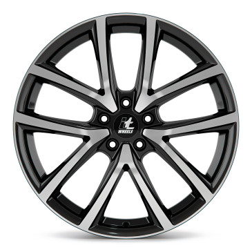 itWheels MIRA gloss black polished