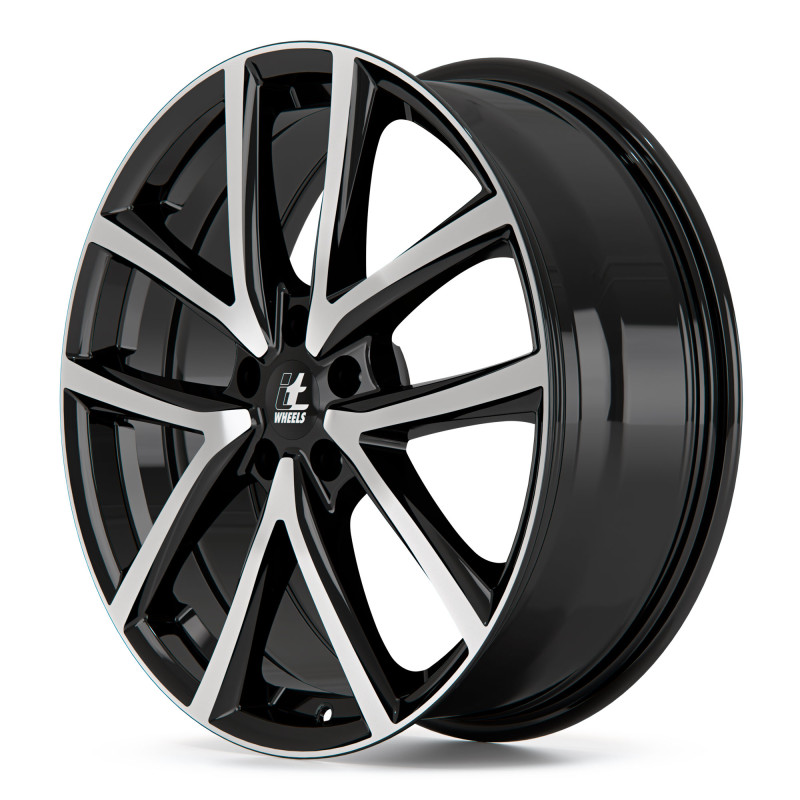 itWheels MIRA gloss black polished