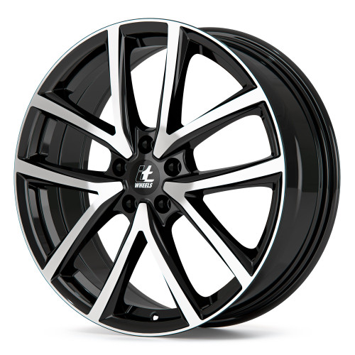 itWheels MIRA gloss black polished