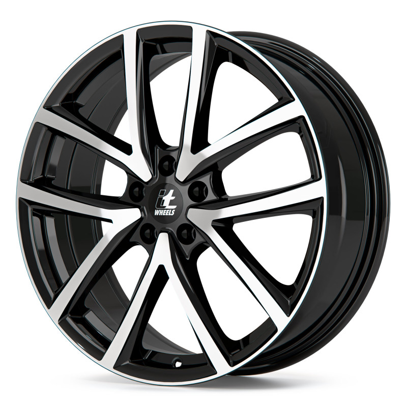 itWheels MIRA gloss black polished