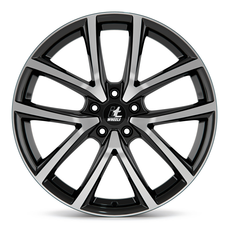 itWheels MIRA gloss black polished