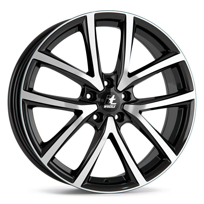 itWheels MIRA gloss black polished