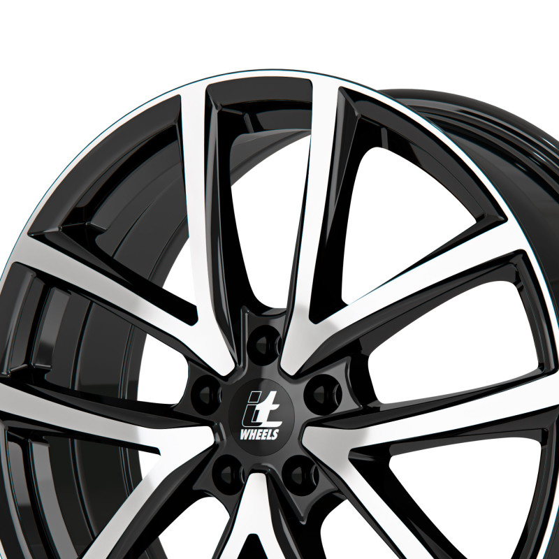 itWheels MIRA gloss black polished