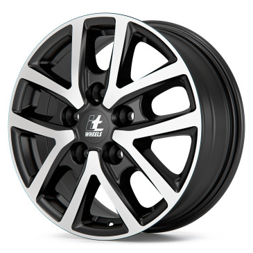 itWheels MIRA VAN gloss black polished