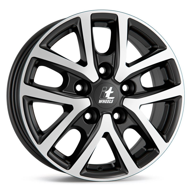 itWheels MIRA VAN gloss black polished