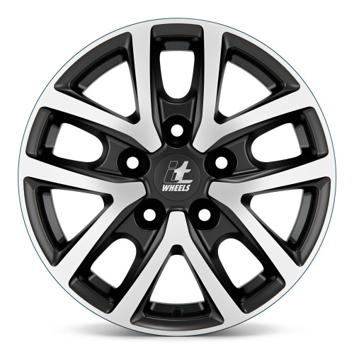 itWheels MIRA VAN gloss black polished