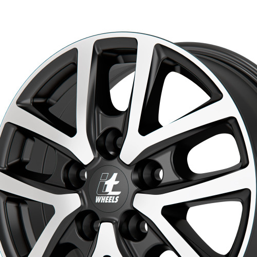 itWheels MIRA VAN gloss black polished
