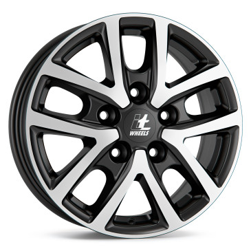 itWheels MIRA VAN gloss black polished