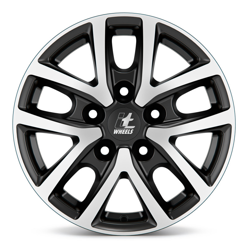 itWheels MIRA VAN gloss black polished