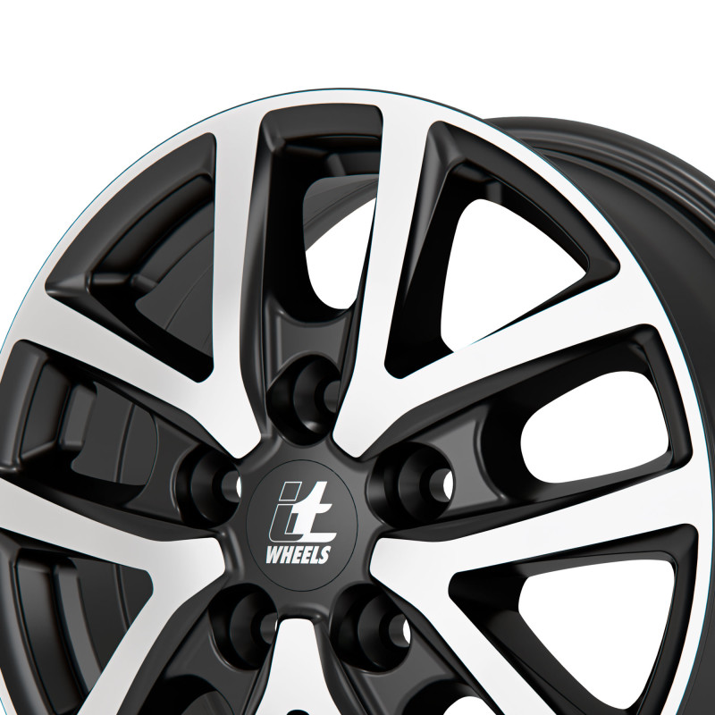 itWheels MIRA VAN gloss black polished