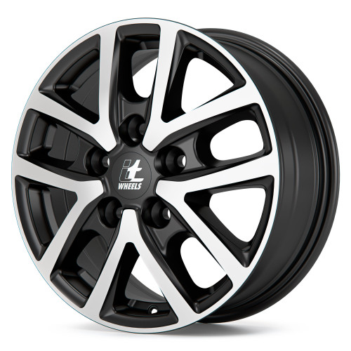 itWheels MIRA VAN gloss black polished