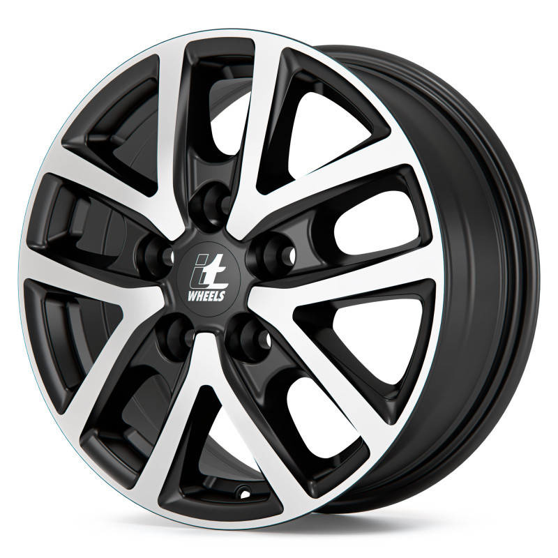 itWheels MIRA VAN gloss black polished