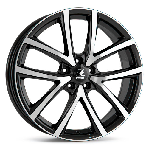 itWheels MIRA gloss black polished