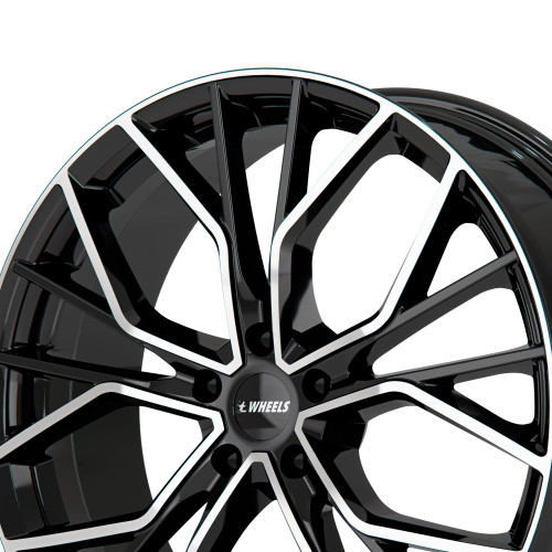 itWheels TIARA gloss black polished