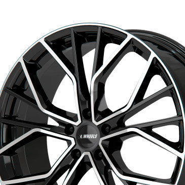 itWheels TIARA gloss black polished