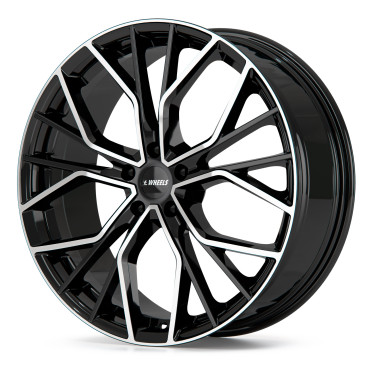 itWheels TIARA gloss black polished