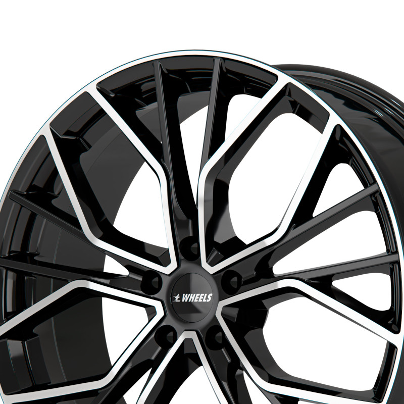 itWheels TIARA gloss black polished