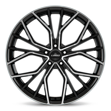 itWheels TIARA gloss black polished