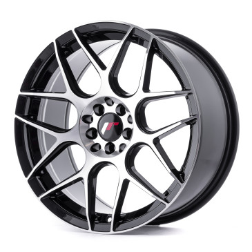 Japan Racing Wheels JR18 Black Machined