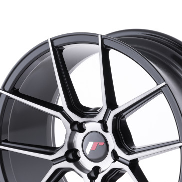 Japan Racing Wheels JR30 Black Machined