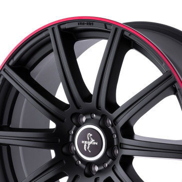 KESKIN KT16 MATT BLACK LIP RED