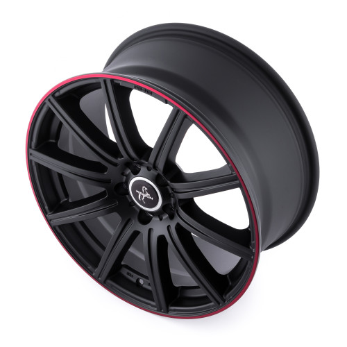KESKIN KT16 MATT BLACK LIP RED