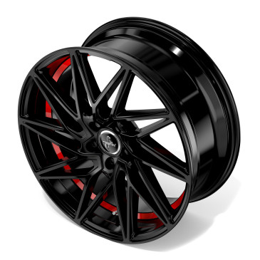 KESKIN KT20 BLACK PAINTED RED INSIDE