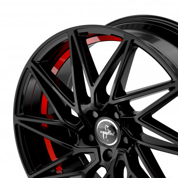 KESKIN KT20 BLACK PAINTED RED INSIDE