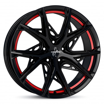 KESKIN KT24 BLACK PAINTED RED INSIDE