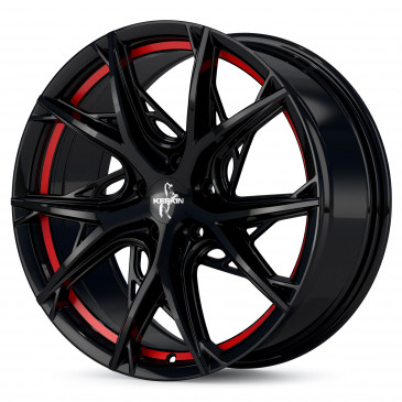 KESKIN KT24 BLACK PAINTED RED INSIDE