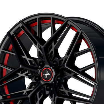 KESKIN KT25 BLACK PAINTED RED INSIDE