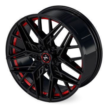 KESKIN KT25 BLACK PAINTED RED INSIDE