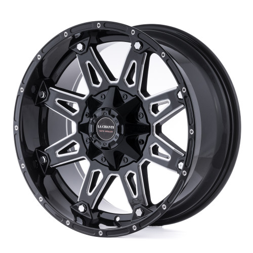La Chanti Performance LC-OF1 Gloss Black Milled Spokes
