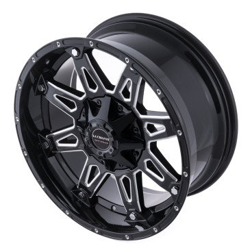 La Chanti Performance LC-OF1 Gloss Black Milled Spokes