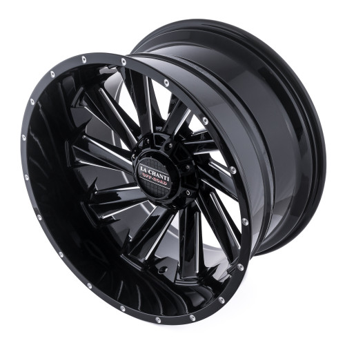 La Chanti Performance LC-OF10 Gloss Black Milled Spokes