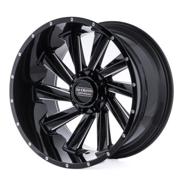 La Chanti Performance LC-OF10 Gloss Black Milled Spokes