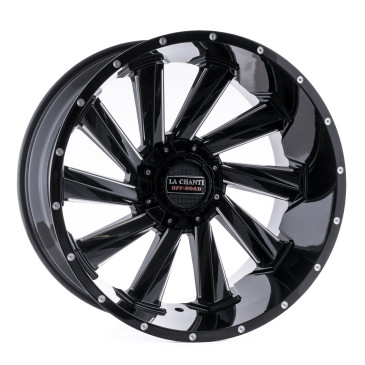 La Chanti Performance LC-OF10 Gloss Black Milled Spokes