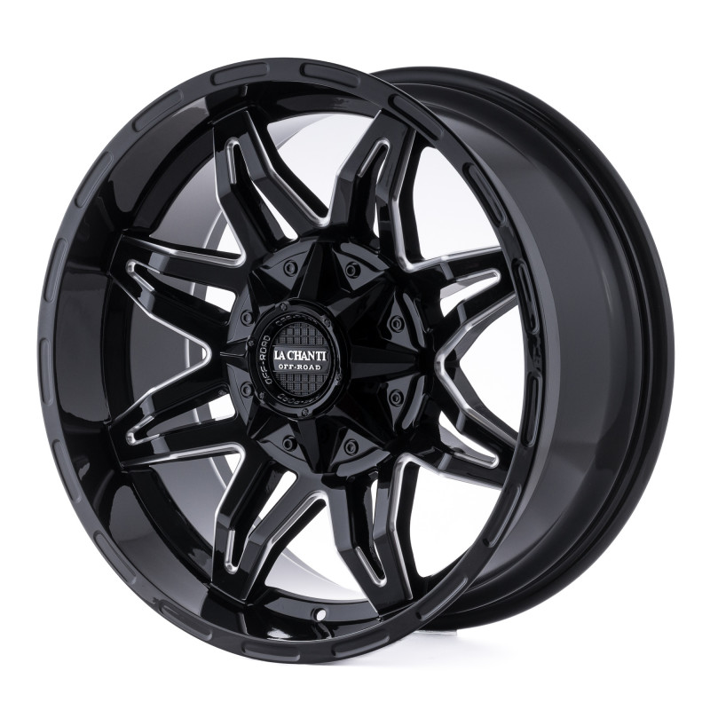 La Chanti Performance LC-OF3 Gloss Black Milled Spokes