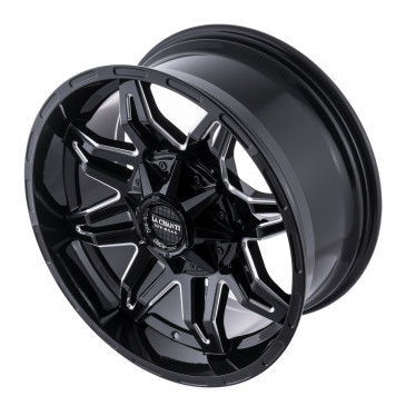 La Chanti Performance LC-OF3 Gloss Black Milled Spokes