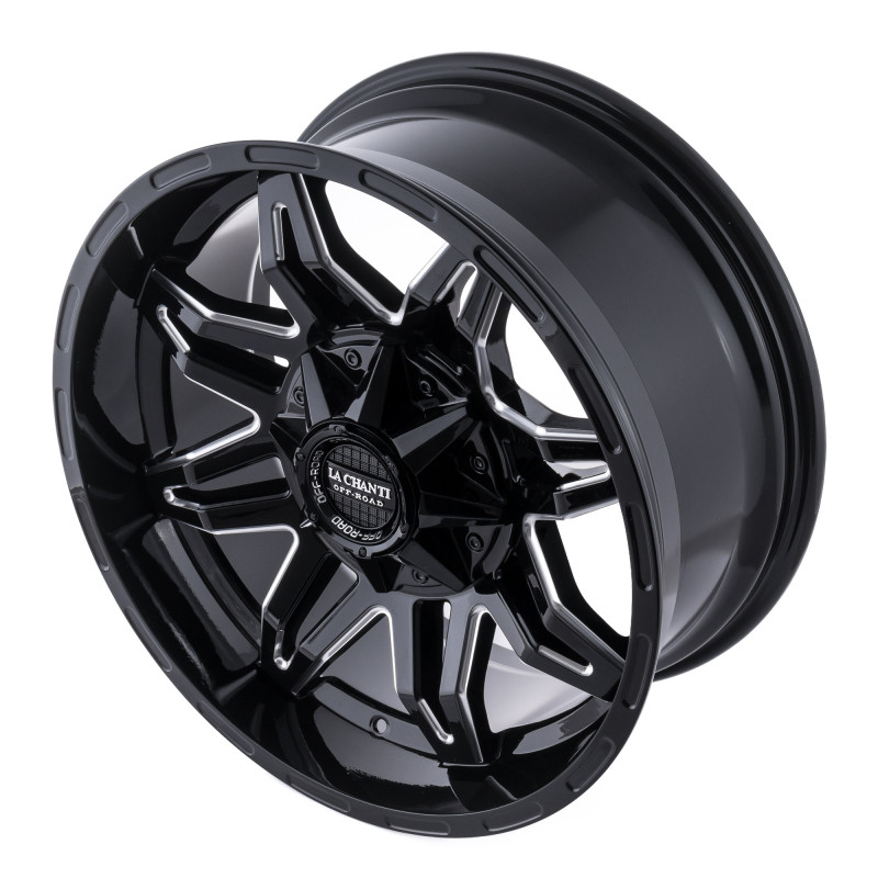 La Chanti Performance LC-OF3 Gloss Black Milled Spokes