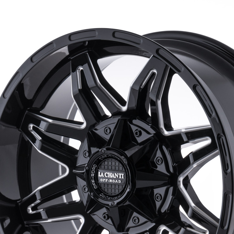 La Chanti Performance LC-OF3 Gloss Black Milled Spokes