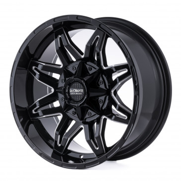 La Chanti Performance LC-OF3 Gloss Black Milled Spokes