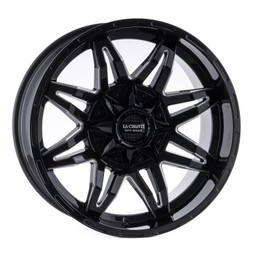 La Chanti Performance LC-OF3 Gloss Black Milled Spokes