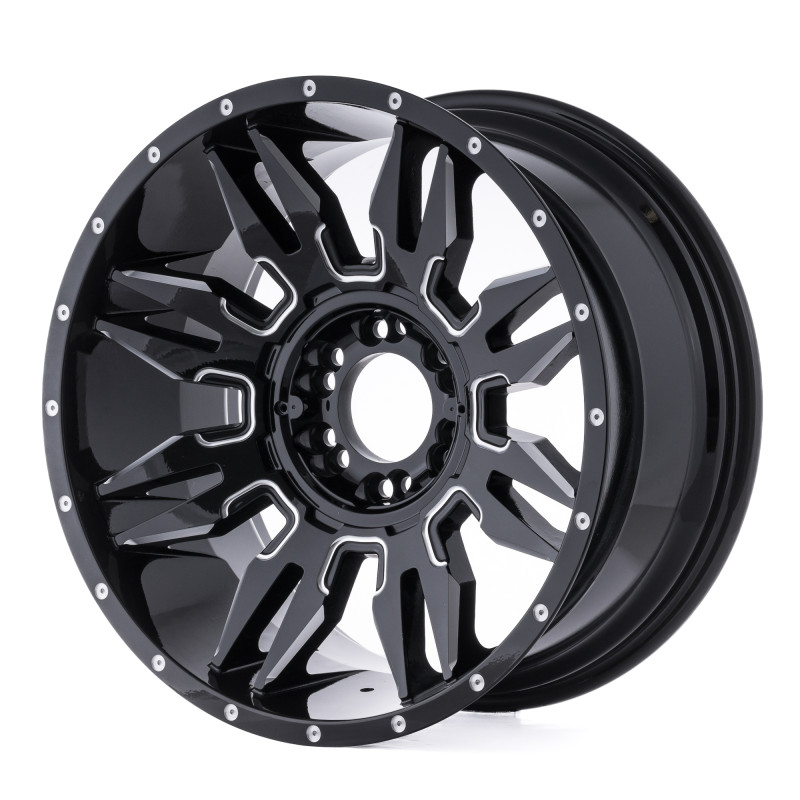 La Chanti Performance LC-OF5 Gloss Black Milled Spokes